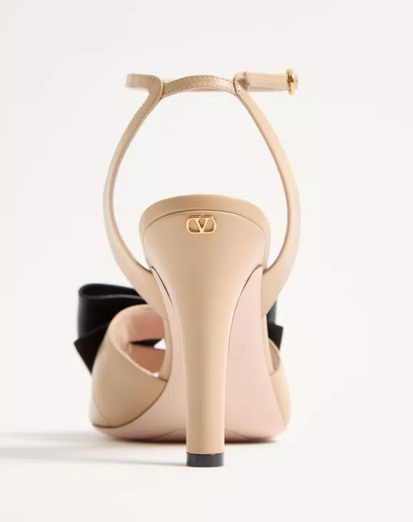 Valentino Bowow Sandal In Kidskin 95Mm - Image 2